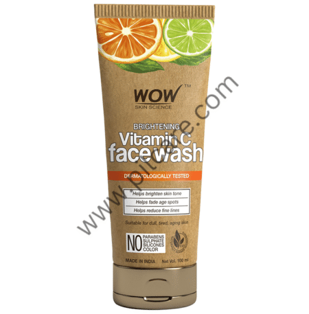 WOW Skin Science Vitamin C Face Wash In Paper Tube Eco Friendly Packaging