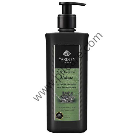 Yardley London Gentleman Urbane Activated Charcoal Face and Body Wash
