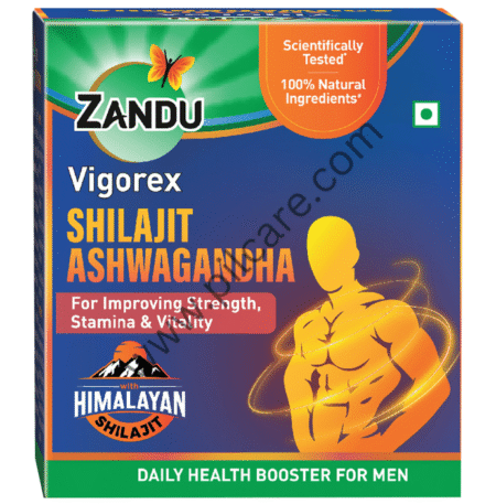 Zandu Vigorex Shilajit Ashwagandha Capsule
