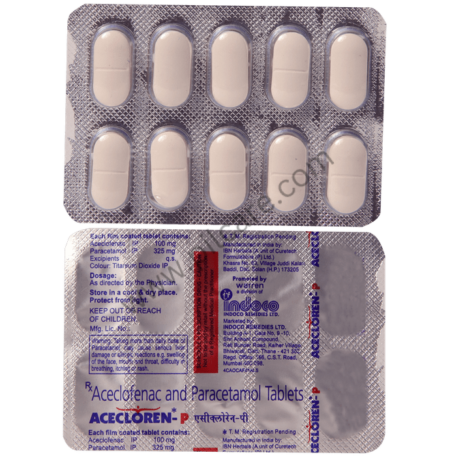 Acecloren P Tablet 100mg/325mg