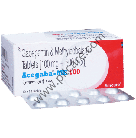 Acegaba ME 100mg/500mcg Tablet