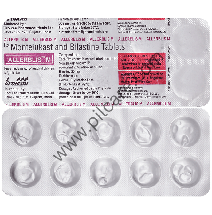 Allerblis M 20mg/10mg Tablet