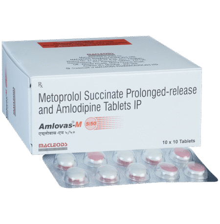 Amlovas-M 5/50 Tablet PR