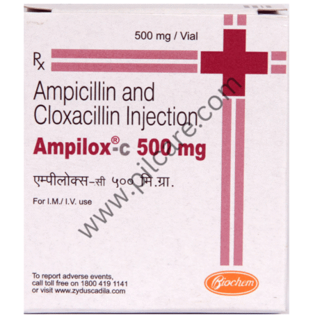 Ampilox C 500 mg/500 mg Injection