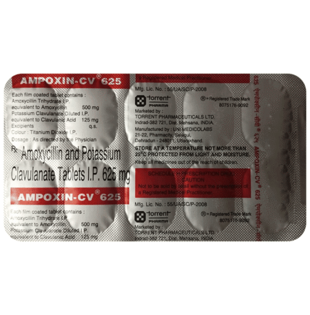 Ampoxin-CV 500mg/125mg Tablet