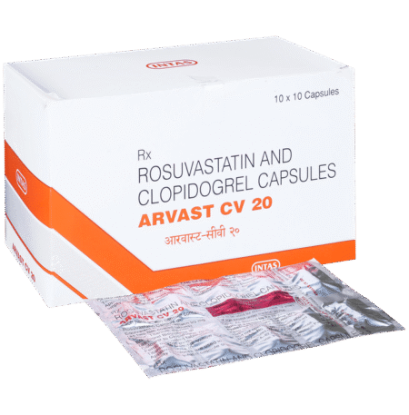 Arvast CV 20mg/75mg Capsule