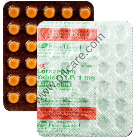 Ativan 1mg Tablet