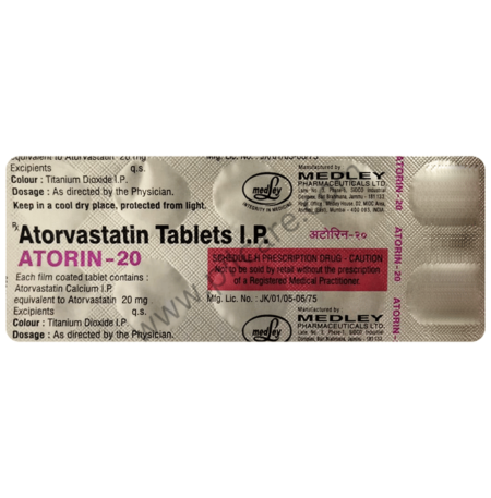 Atorindia 20mg Tablet