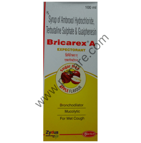 Bricarex A Expectorant Apple Sugar Free