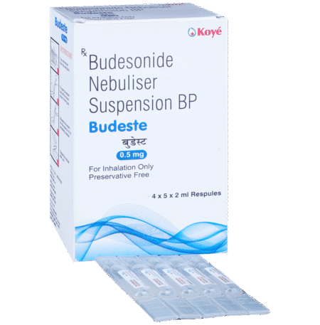 Budeste 0.5mg Respules (2ml Each)