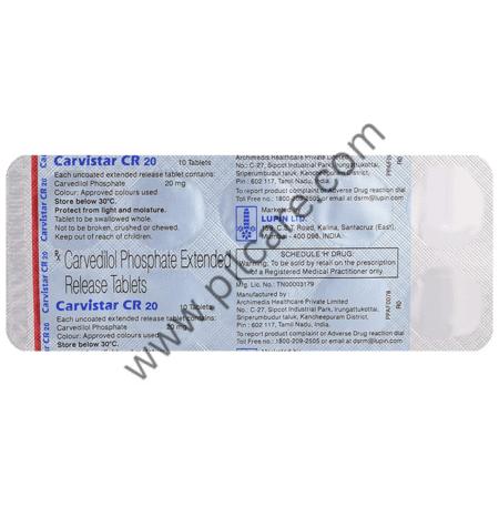 Carvistar CR 20mg Tablet