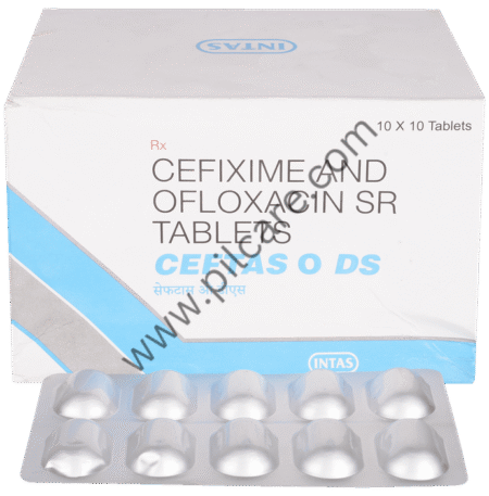 Ceftas O DS 400mg/400mg Tablet