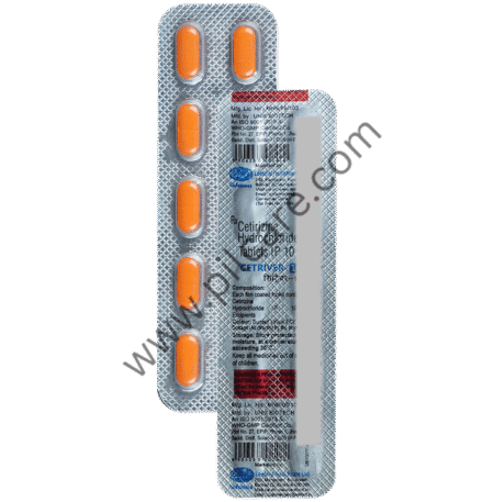 Cetriver 10mg Tablet