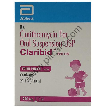 Claribid 250 DS Oral Suspension Combipack Fruit Punch