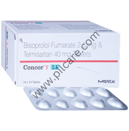 Concor T 2.5mg/40mg Tablet