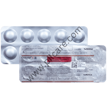 Concor T 5mg/40mg Tablet