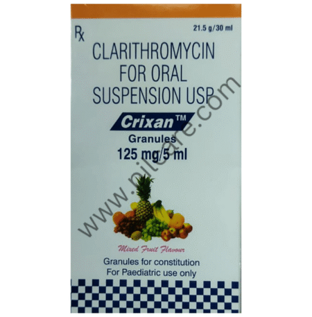 Crixan 125mg Granules Mixed Fruit