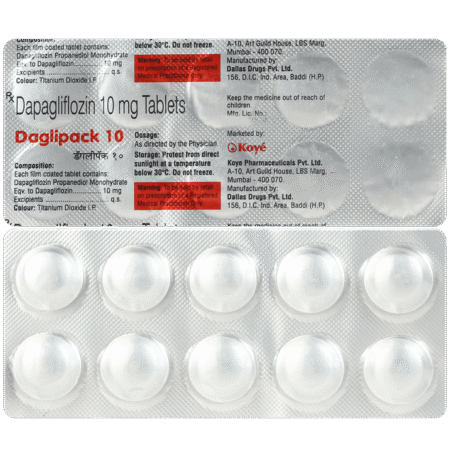 Daglipack 10mg Tablet