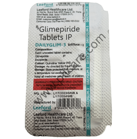 Dailyglim 3mg Tablet