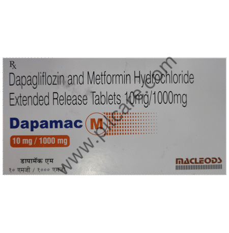 Dapamac M 10mg/1000mg Tablet ER