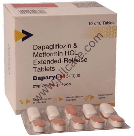 Daparyl M 5mg/1000mg Tablet