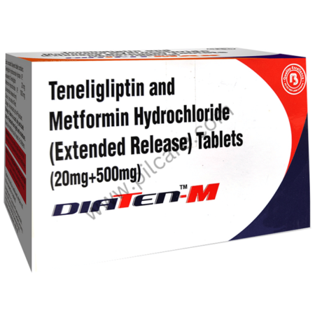 Diaten-M 500mg/20mg Tablet