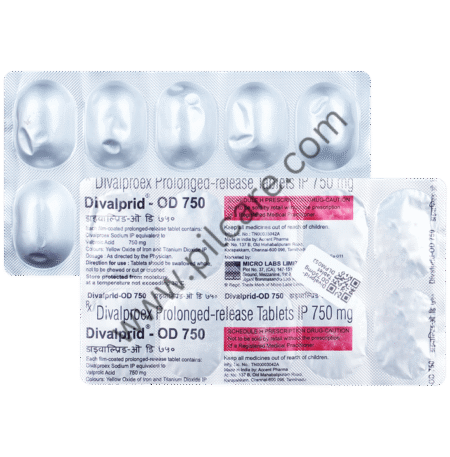 Divalprid-OD 750mg Tablet PR