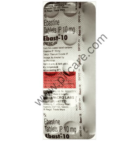 Ebast 10mg Tablet