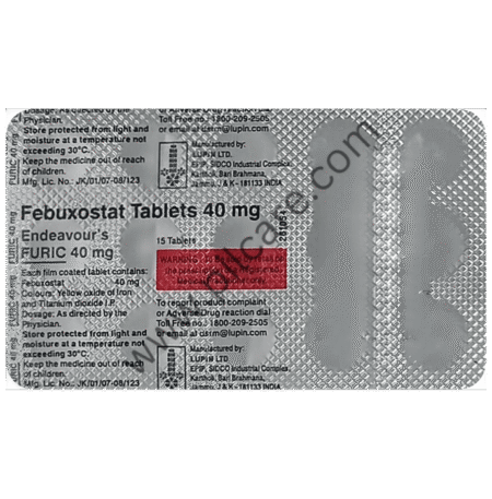 Endeavours Furic 40mg Tablet