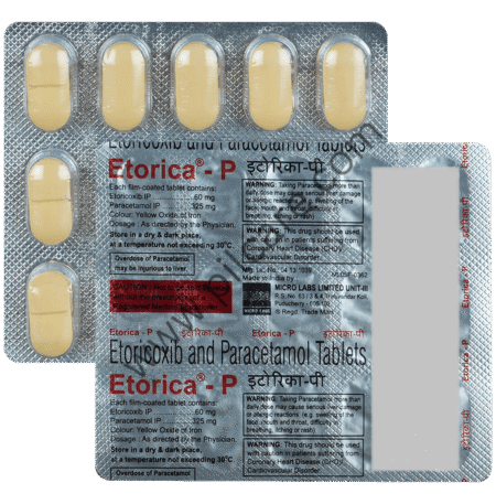 Etorica-P 60mg/325mg Tablet