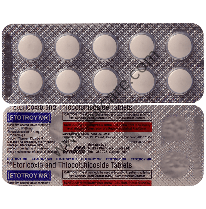 Etotroy MR 60mg/4mg Tablet