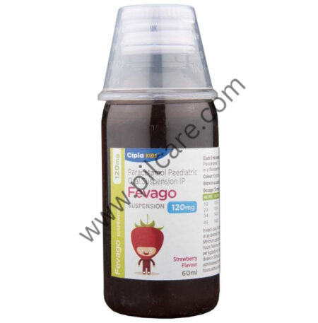 Fevago 120mg Oral Suspension Strawberry