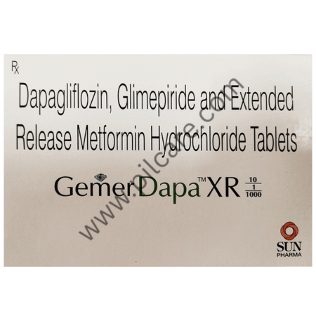 Gemer Dapa XR 10/1/1000 Tablet