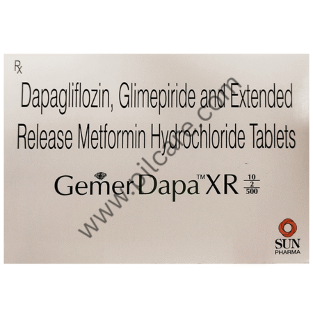 Gemer Dapa XR 10/2/500 Tablet