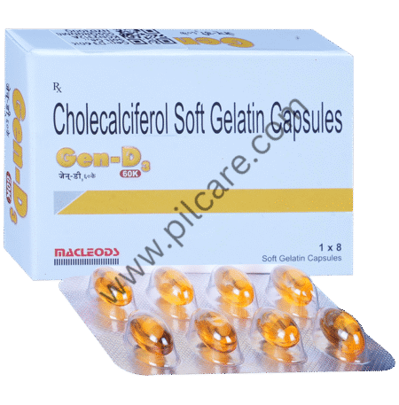 Gen-D3 60K Soft Gelatin Capsule