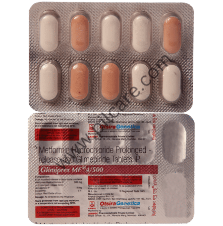 Glimiprex MF 4mg/500mg Tablet