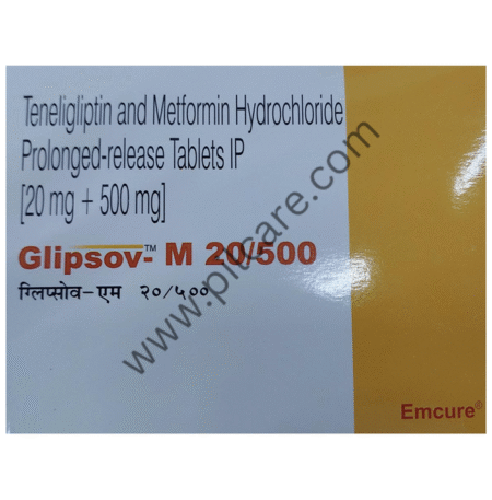Glipsov M 20/500 Tablet PR