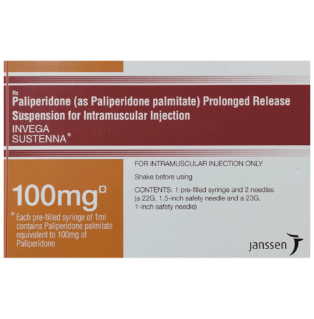 Invega Sustenna 100mg Injection