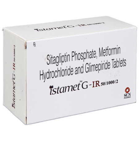 Istamet G 50mg/2mg/1000mg Tablet IR