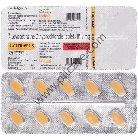 L Cetriver 5mg Tablet