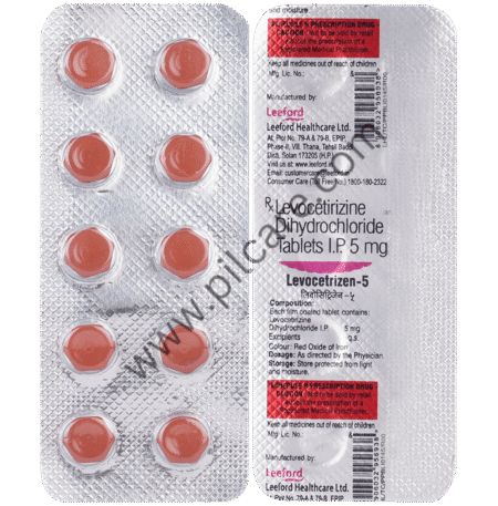 Levocetrizen 5mg Tablet