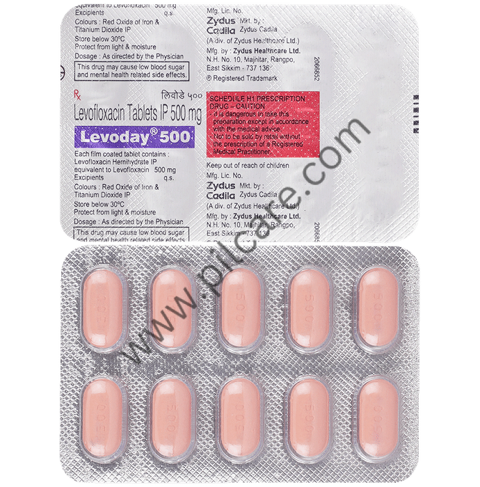 Levoday 500 Tablet