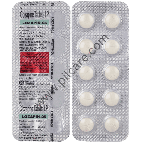 Lozapin 25mg Tablet