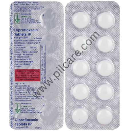 Lucipro 250mg Tablet