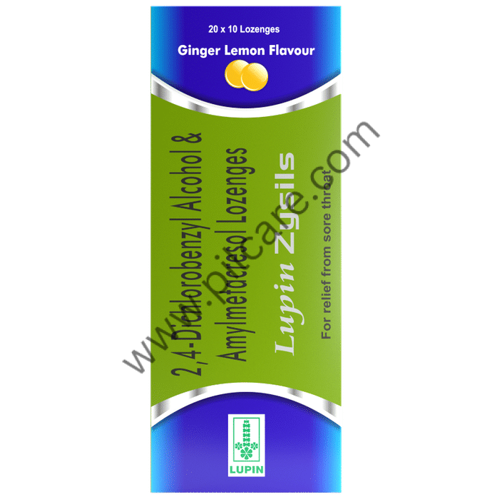 Lupin Zysils Lozenges Ginger Lemon