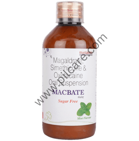 Macbate Oral Suspension Mint Sugar Free