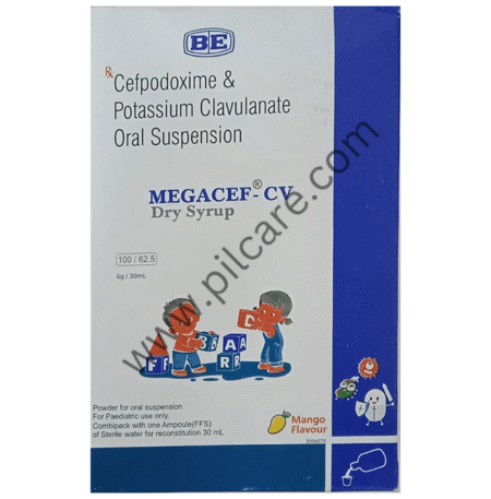 Megacef-CV Dry Syrup Mango