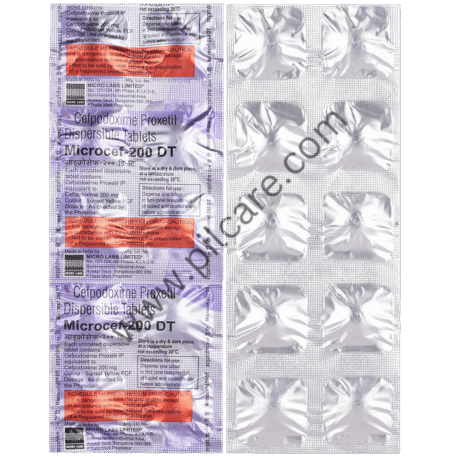 Microcef 200mg Tablet DT