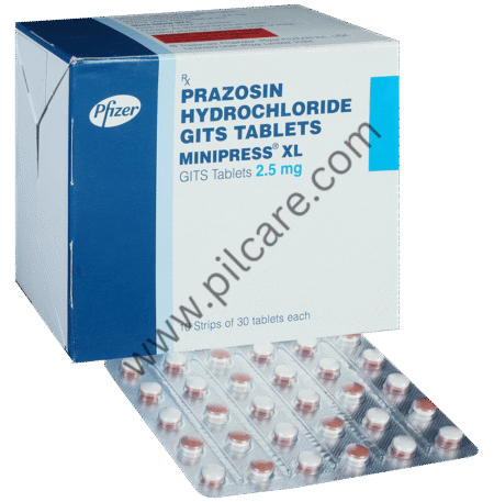 Minipress XL 2.5mg Tablet
