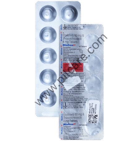 Miofree ET 60mg/4mg Tablet